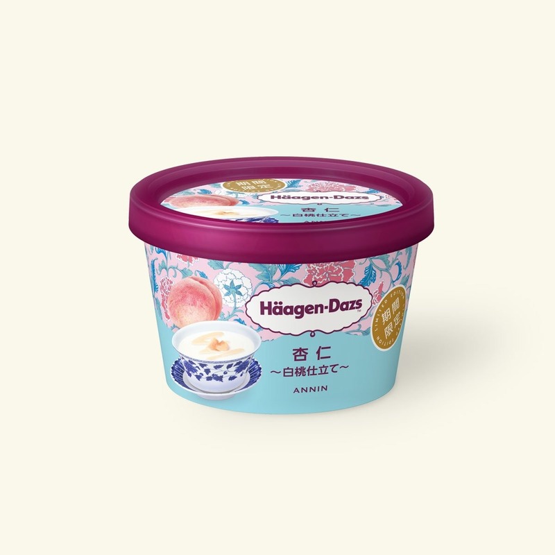 ハーゲンダッツ「ミニカップ 杏仁〜白桃仕立て〜」