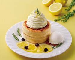 さかい珈琲「爽やかレモンのパンケーキ」