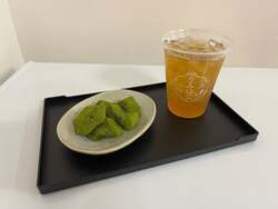 抹茶わらびもちとほうじ茶セット