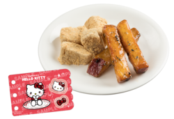 第2弾 ハローキティ コラボシール付き わらび餅と大学芋（330円〜）