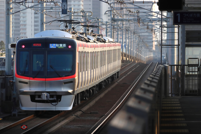 ［TX］つくばエクスプレスTX-3000系電車（区間快速：秋葉原⇔つくば）