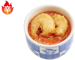 茶碗蒸し エビチリのせ