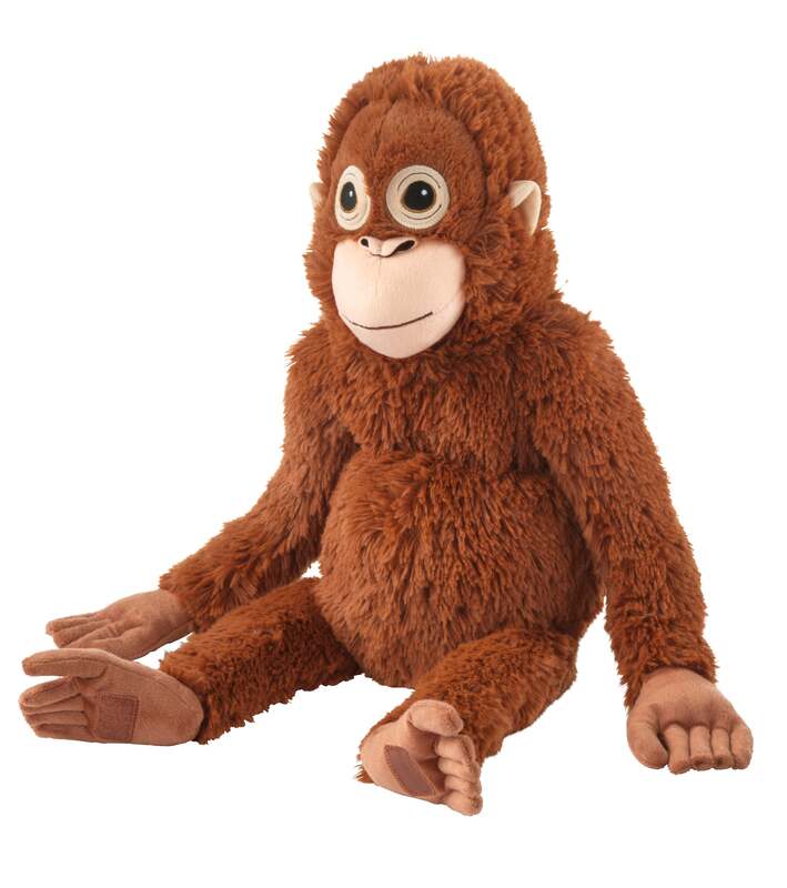 DJUNGELSKOG／ジュンゲルスコグ ぬいぐるみ、オランウータン 1,499円