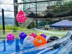 「群馬のネットアスレチック「HANETTA」で夏休み限定びしょ濡れスプラッシュ　縁日も」の写真