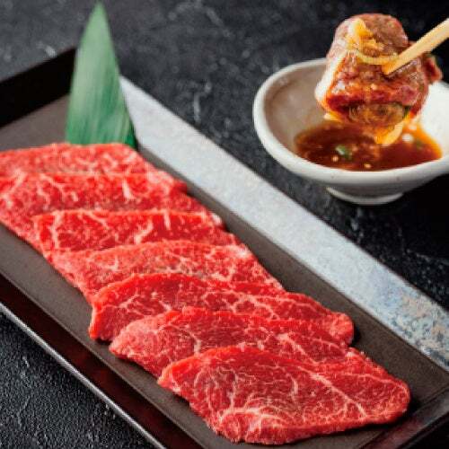 『焼肉 平城苑 ラゾーナ川崎プラザ店』ねぎおろしダレで食べる和牛ロース