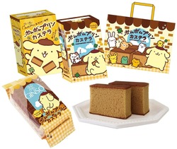 「ポムポムプリン×老舗カステラが初コラボ！キャラメルプリン味のカステラが8月1日発売」の写真