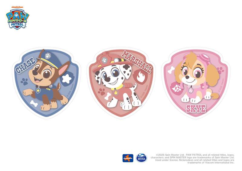 パウパト ピタペラステッカー（全3種）　各495円