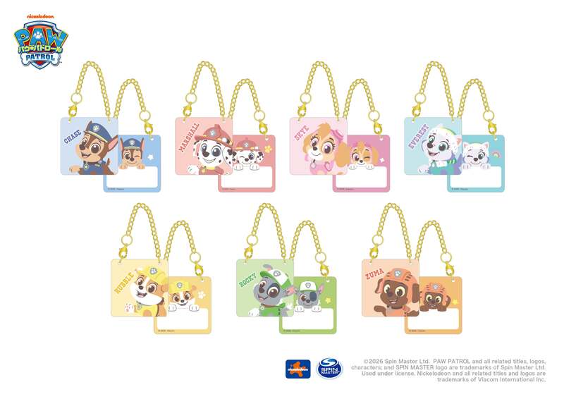 パウパト アクリルチャーム（全7種）　各770円