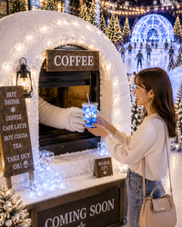 「猛暑の夏休みにうれしい！室内で雪遊び＆そり滑りが楽しめるイベントが大阪ワタワンで」の写真