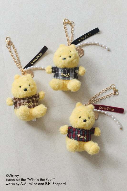 Green Parks「Winnie the Pooh/バッグチャーム」 （C）Disney. Based on the "Winnie the Pooh" works by A.A. Milne and E.H. Shepard.