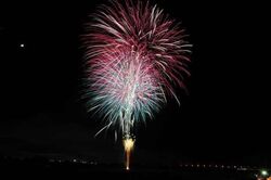 夏の鳥羽湾毎夜連続花火