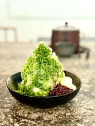 山本山ふじヱ茶寮（東京・日本橋）　抹茶白玉金時　1,200円