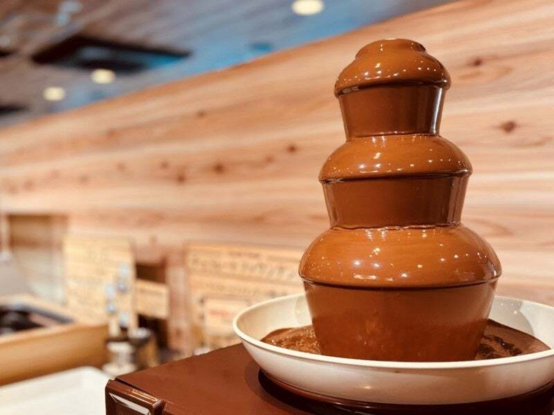 チョコレートファウンテン
