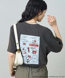 “HELLO KITTY”目隠し コミックプリントTシャツ