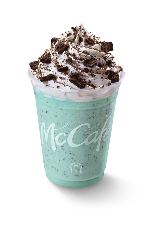 マクドナルド「クッキー＆チョコミントフラッペ」