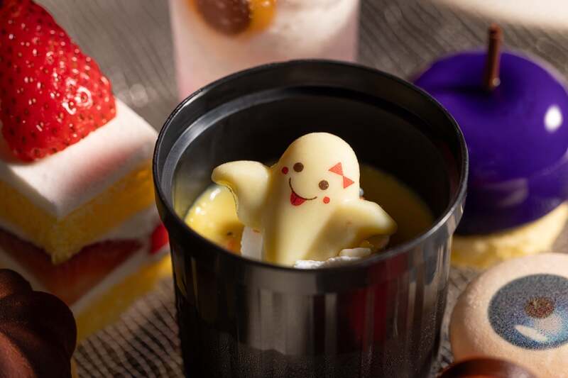 おばけのカスタードプリン