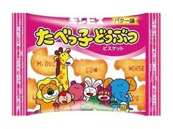セブン‐イレブン「お菓子無料クーポン」対象のたべっ子どうぶつ バター味