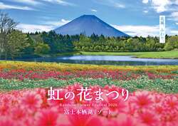 「富士山を背景に8万株の花畑！ペットも無料で入れる「虹の花まつり2026」が山梨で開催」の写真