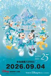 「ディズニーリゾートラインで重ね押しラリー開催！7種類のスタンプで限定アートが完成」の写真