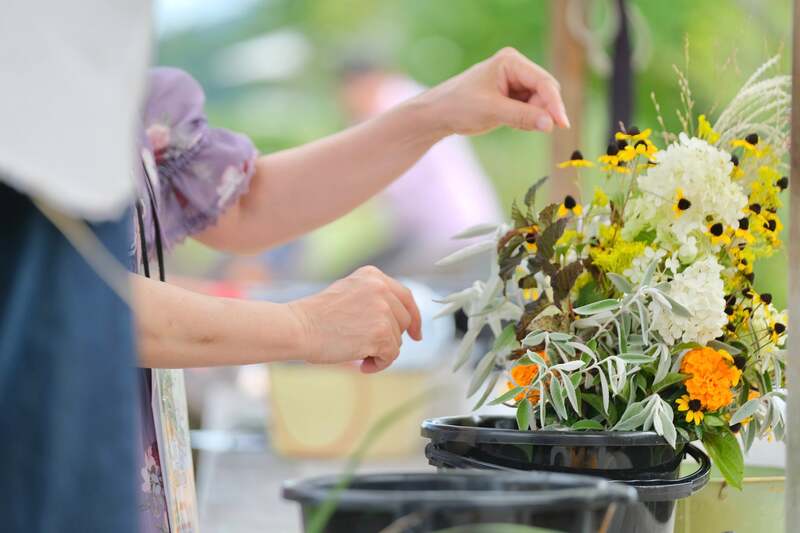 かんたん！初秋の草花ブーケづくり