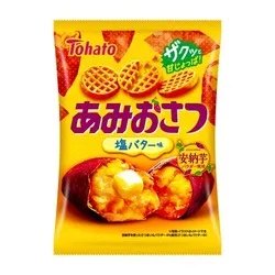 東ハト「あみおさつ・塩バター味」