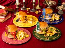 Harry Potter Cafe「ホグワーツ バーガー（4種）」