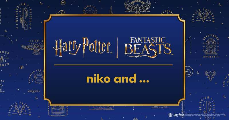 niko and ...「ハリー・ポッター」＆「ファンタスティック・ビースト」コラボレーションアイテム