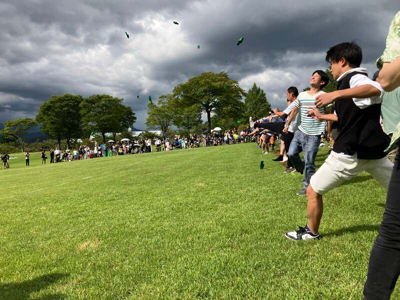過去大会の中学生以上の大人男性の部の様子