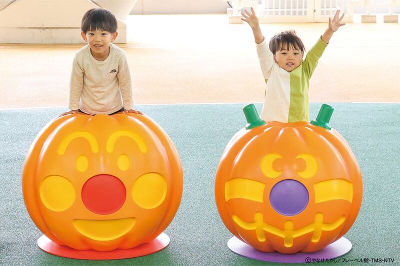 ハロウィーン装飾とフォトスポット