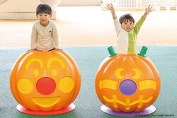 ハロウィーン装飾とフォトスポット