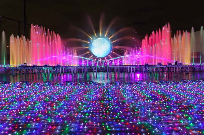 噴水ショー「ラ・フォンテーヌ」（昨年の様子）