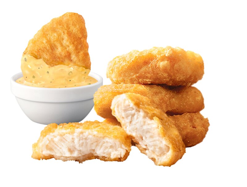 チキンマックナゲットと黄金のたまごタルタルソース