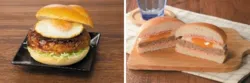 ローソン「とろ〜り月見つくねバーガー」「ベーコンエッグバーガー」