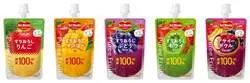デルモンテ「ピュレフルーツ」シリーズのラインナップ