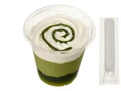 セブン‐イレブン「まぜまぜスイーツ 抹茶ラテ わらびもち入り」