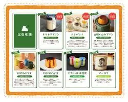 1Fサウスコート特設会場に並ぶプリン