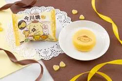 ポムポムプリンのもちっと白いどら焼 カスタードホイップ&カラメルソース 220円