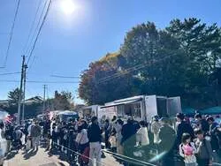 大盛況だったキッチンカー