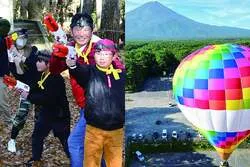 「上空20mから富士山の絶景！熱気球＆シューティングゲームが秋の富士すばるランドで」の写真