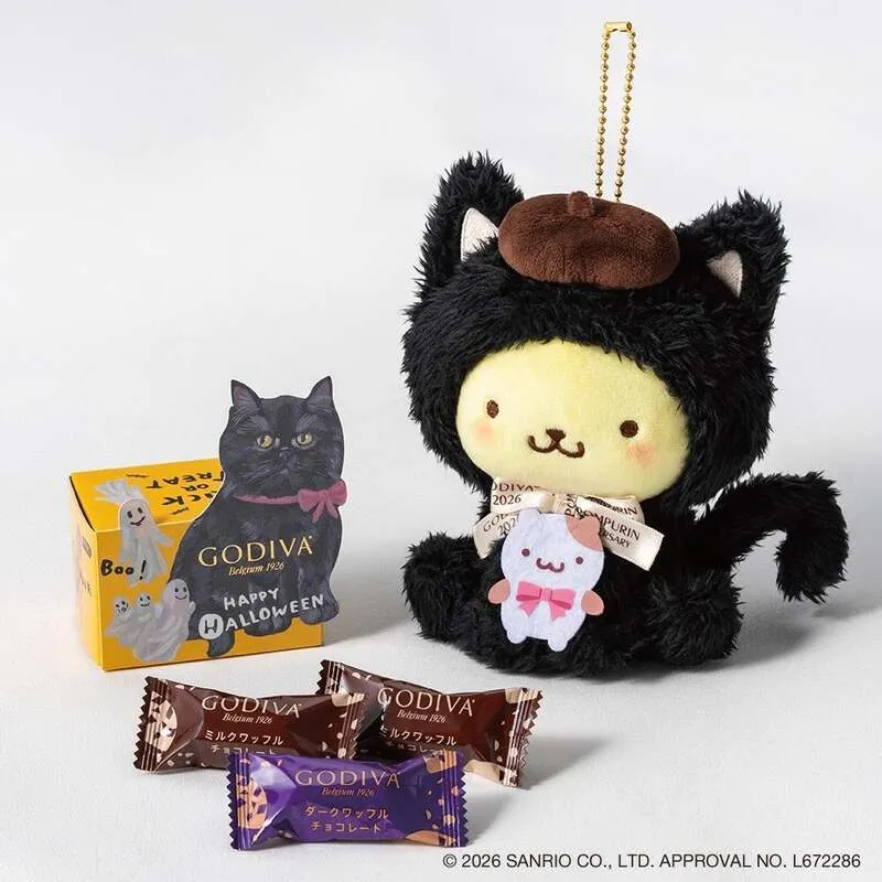 ポムポムプリンのぬいぐるみチャーム付きセット