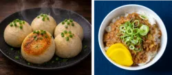 焼き小籠包とミニ魯肉飯の夜市セット