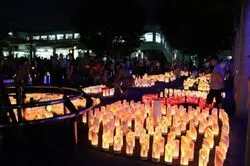 うじいえ納涼彩2026（メインイベントの灯ろう展示）