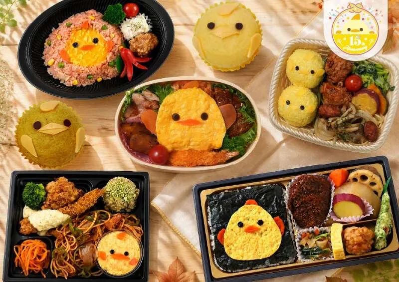 ジェイアール名古屋タカシマヤの「ぴよりんコラボ弁当」全7種
