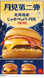 マクドナルド「北海道産じゃがペッパー月見」