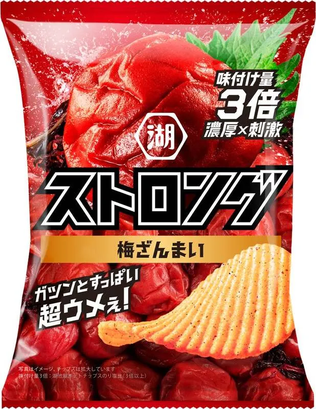 湖池屋「湖池屋ストロング 梅ざんまい」