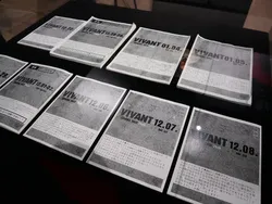 表紙の文言にも注目！貴重な「撮影割本」の展示も
