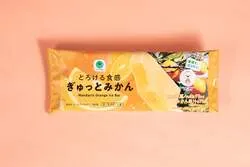 濃厚果汁層とジェラート層の2層仕立て