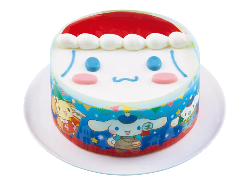 ローソン「シナモロール クリスマスケーキ 4号」