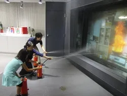 消火コーナーの様子