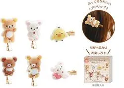 全6種のヘアクリップコレクション